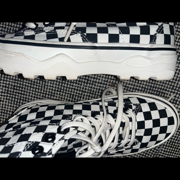 High top checkered Vans - Picture 3 of 5